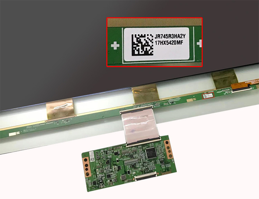 A tela AFIADA 4K 3840 RGB da tevê de 75 POLEGADAS COLORE JR745R3HA2Y para a tevê do tipo