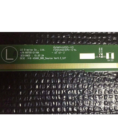 LC430EGY SJ M1 6870S-2116A conduziu o painel LG da tevê substituição da tela da tevê de 43 polegadas
